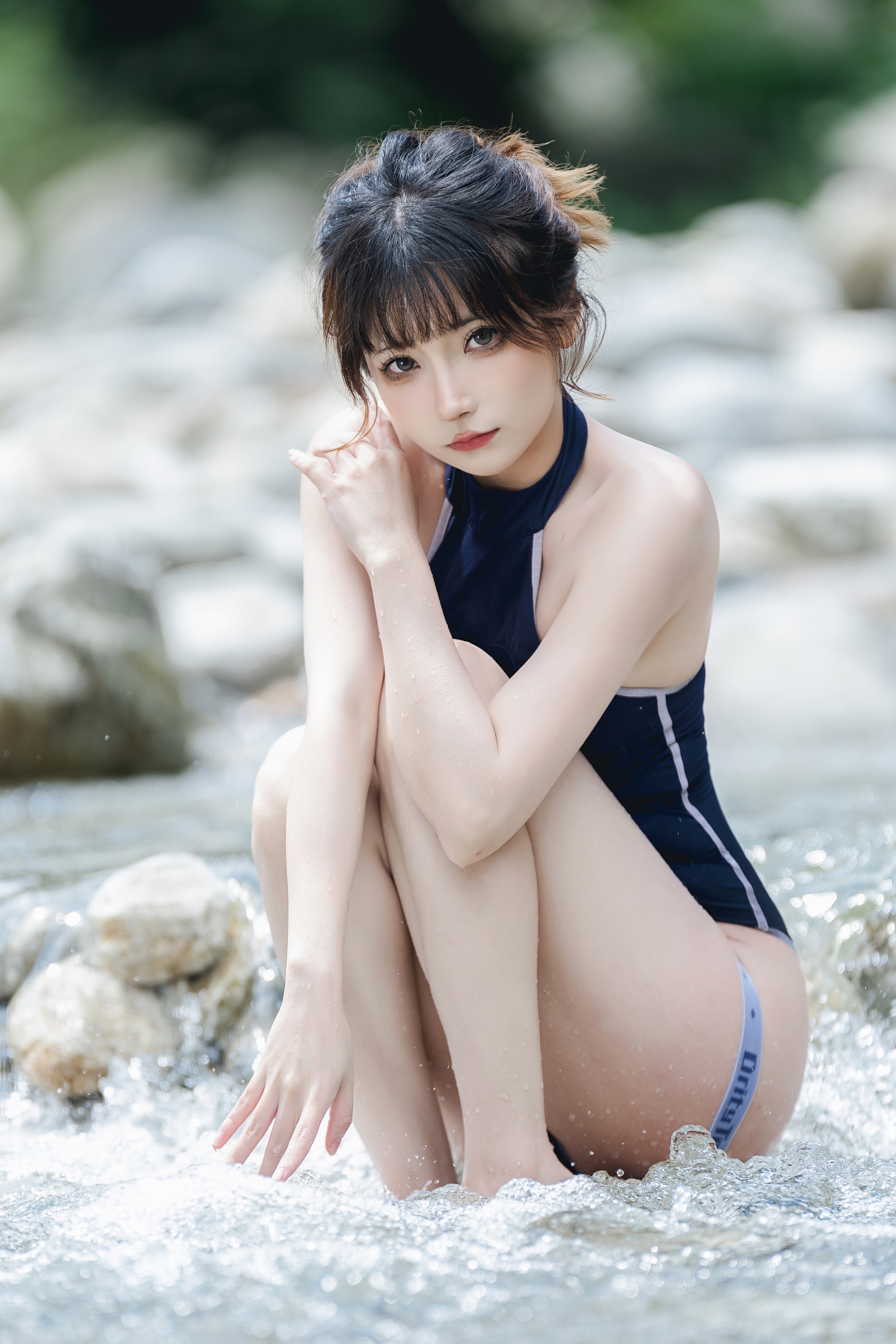 图片[1]-是三不是世w – NO.015 小溪竞泳 [47P]-XikXak